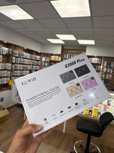 G-VILL G3000 Plus tablet box back specifications