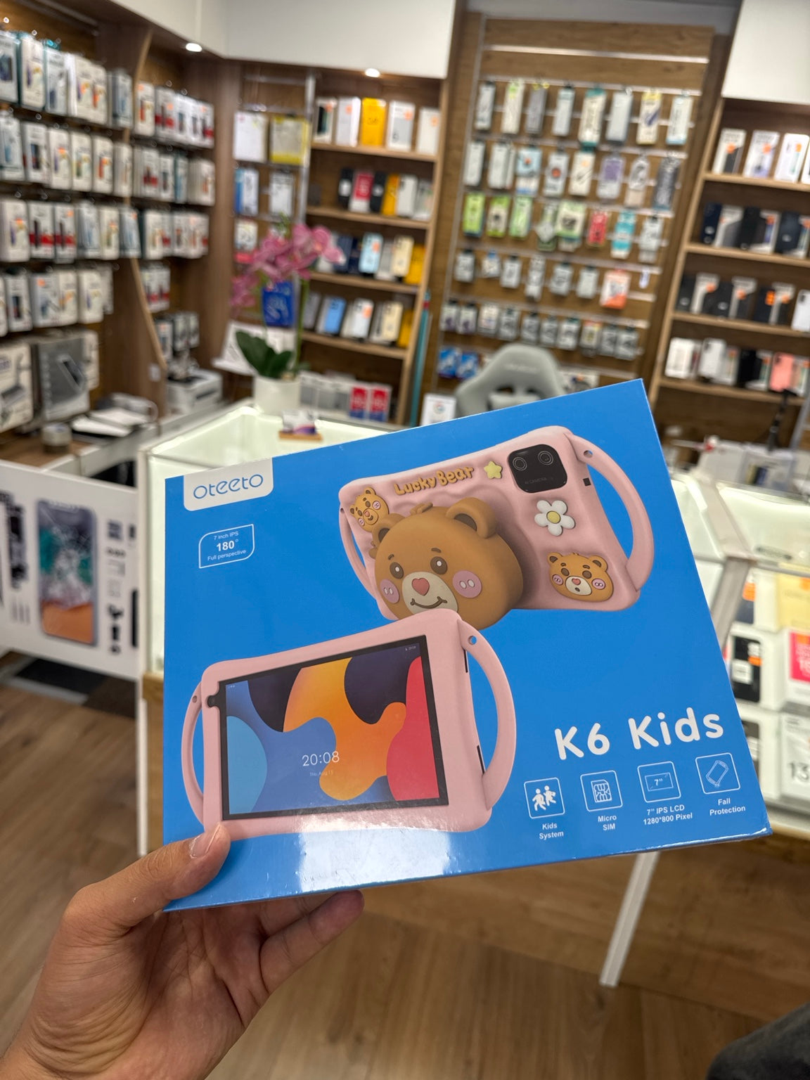OTEETO K6 Kids tablet box front